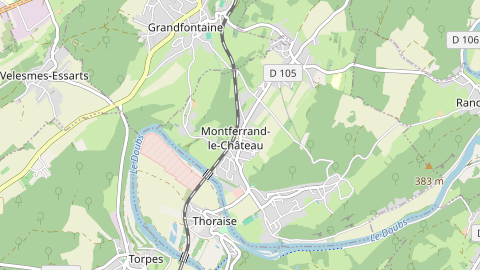 Carte de localisation de l'évènement