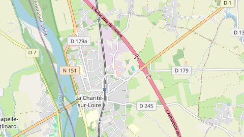 Carte de localisation de l'évènement