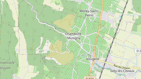 Carte de localisation de l'évènement