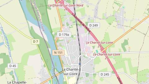 Carte de localisation de l'évènement