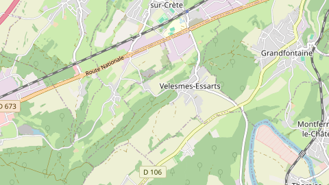 Carte de localisation de l'évènement