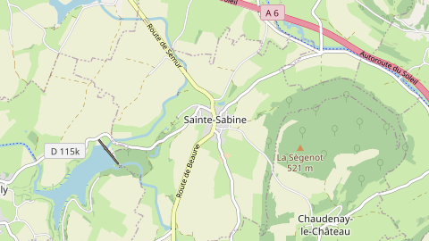 Carte de localisation de l'évènement