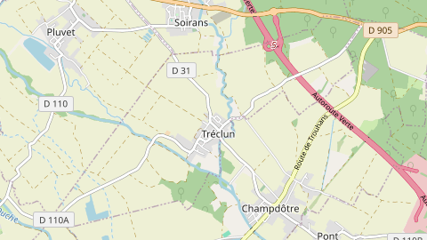 Carte de localisation de l'évènement