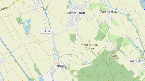 Carte de localisation de l'évènement