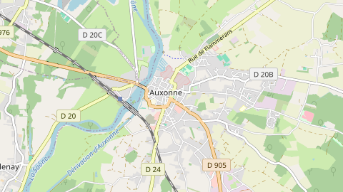 Carte de localisation de l'évènement