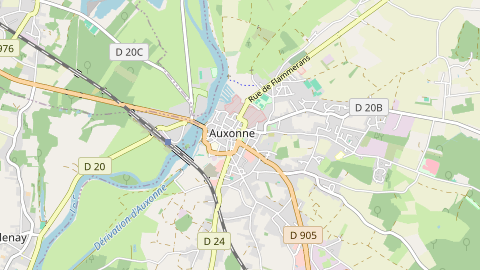 Carte de localisation de l'évènement