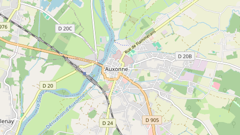 Carte de localisation de l'évènement
