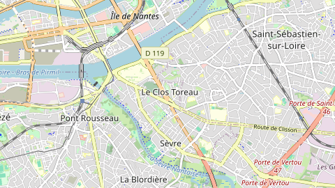 Carte de localisation de l'évènement