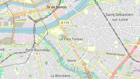 Carte de localisation de l'évènement