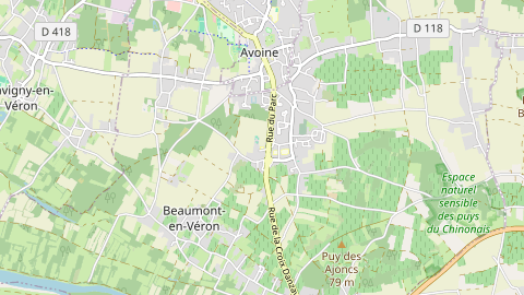 Carte de localisation de l'évènement