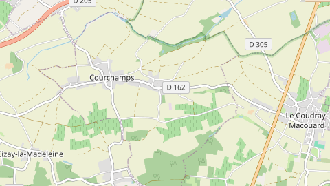 Carte de localisation de l'évènement