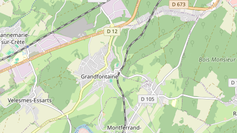 Carte de localisation de l'évènement