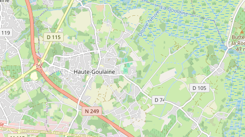 Carte de localisation de l'évènement