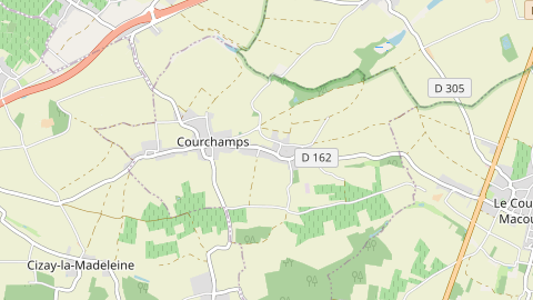 Carte de localisation de l'évènement