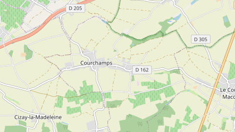 Carte de localisation de l'évènement