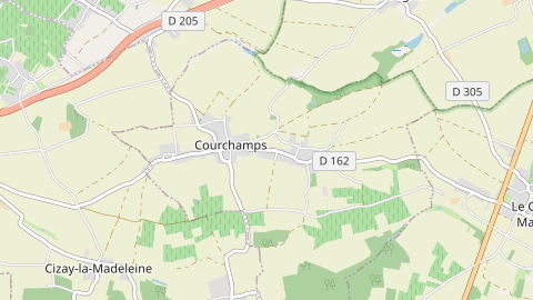 Carte de localisation de l'évènement