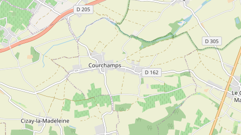Carte de localisation de l'évènement