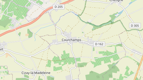 Carte de localisation de l'évènement