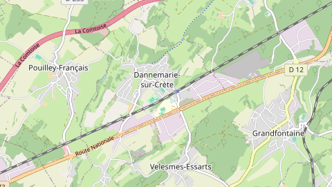 Carte de localisation de l'évènement