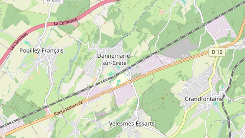 Carte de localisation de l'évènement