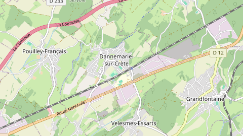 Carte de localisation de l'évènement
