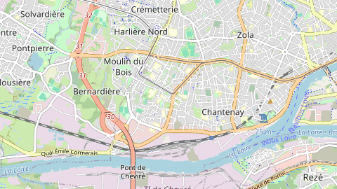 Carte de localisation de l'évènement