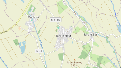 Carte de localisation de l'évènement
