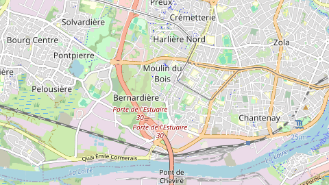 Carte de localisation de l'évènement