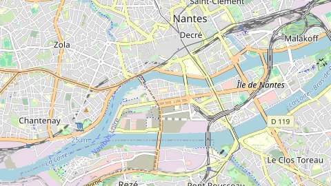 Carte de localisation de l'évènement