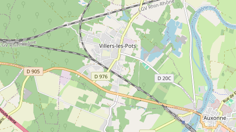 Carte de localisation de l'évènement