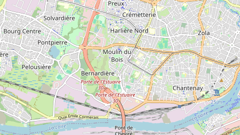 Carte de localisation de l'évènement