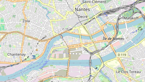 Carte de localisation de l'évènement