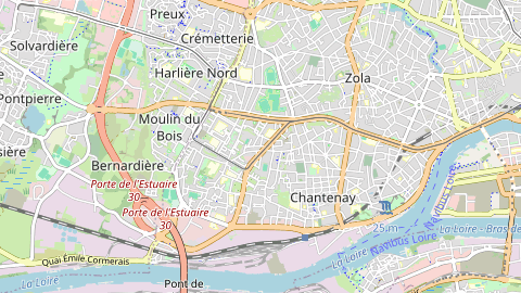 Carte de localisation de l'évènement