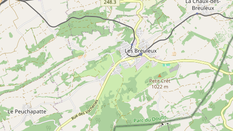 Carte de localisation de l'évènement