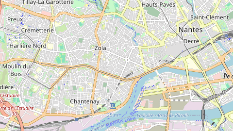 Carte de localisation de l'évènement