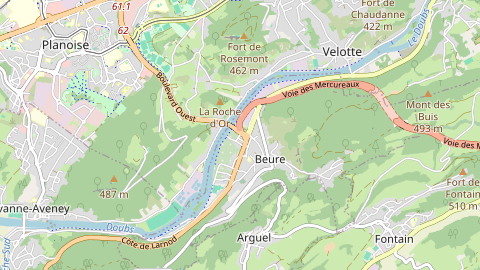 Carte de localisation de l'évènement