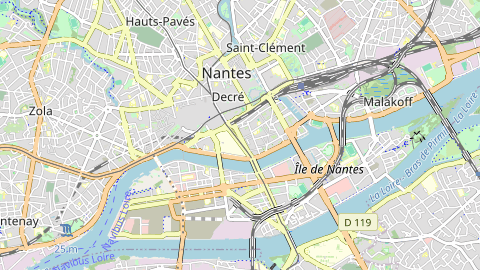 Carte de localisation de l'évènement