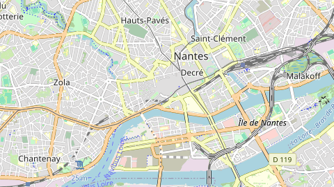 Carte de localisation de l'évènement