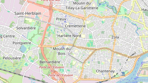 Carte de localisation de l'évènement