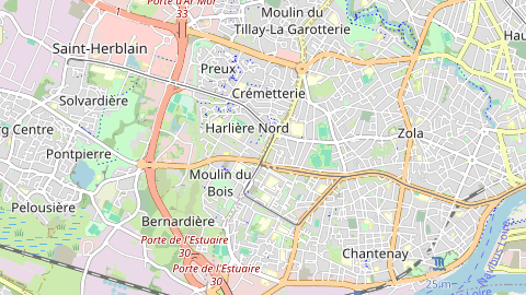 Carte de localisation de l'évènement