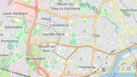 Carte de localisation de l'évènement