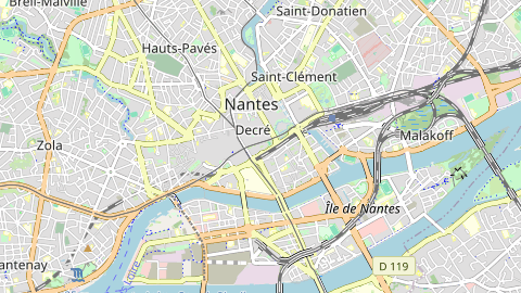 Carte de localisation de l'évènement