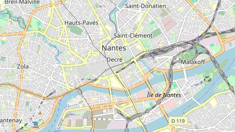 Carte de localisation de l'évènement
