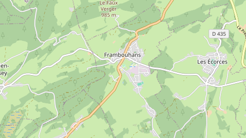 Carte de localisation de l'évènement
