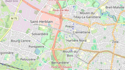 Carte de localisation de l'évènement