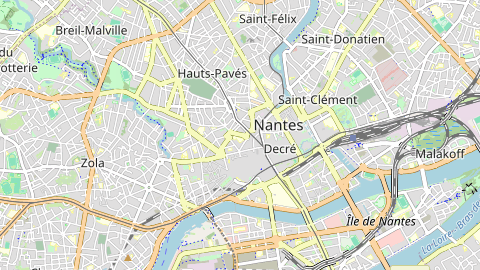 Carte de localisation de l'évènement