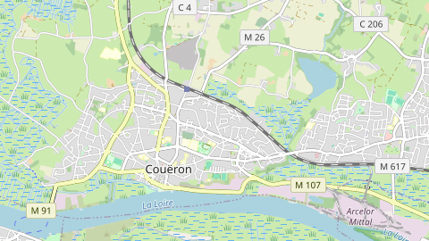 Carte de localisation de l'évènement