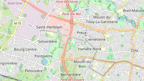 Carte de localisation de l'évènement
