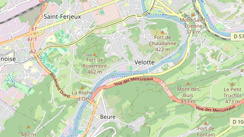 Carte de localisation de l'évènement