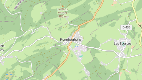 Carte de localisation de l'évènement